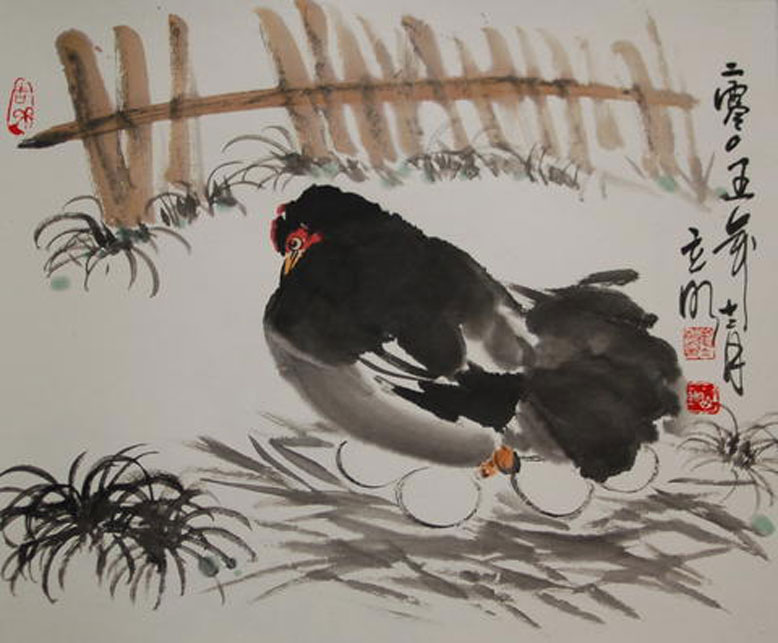 抱窝图